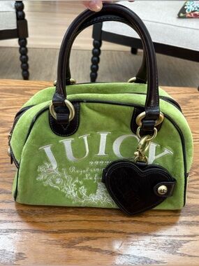 Authentic & Rare Juicy Couture Regal Couture Party Le Francais Bowler Bag